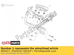 Aprilia 890627, Tablero completo, OEM: Aprilia 890627