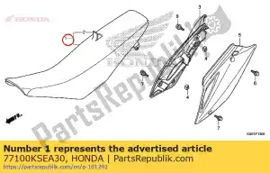 honda 77100KSEA30 siedzisko komp. - Dół