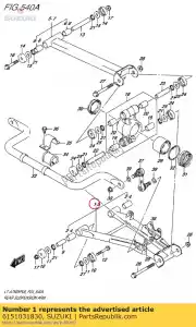 Suzuki 6151031830 ensemble de bras, rr susp - La partie au fond