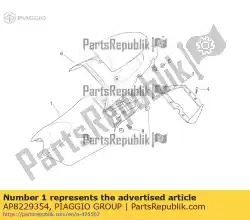 Ici, vous pouvez commander le selle auprès de Piaggio Group , avec le numéro de pièce AP8229354: