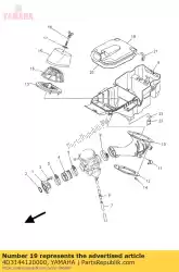 Ici, vous pouvez commander le capuchon, boîtier de nettoyage 1 auprès de Yamaha , avec le numéro de pièce 4D3144120000: