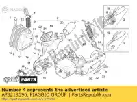 AP8219596, Piaggio Group, junta do tubo de escape aprilia  amico area area 51 gulliver habana mojito rally scarabeo sonic sr 50 51 100 1992 1993 1994 1995 1996 1997 1998 1999 2000 2001 2002 2003 2004 2005 2006 2007, Novo