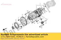 Here you can order the gear,motor drive from Honda, with part number 27511HN7000: