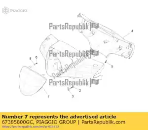 Piaggio Group 67385800GC coprisella leggero - Il fondo