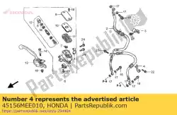 Qui puoi ordinare morsetto b, tubo flessibile del freno da Honda , con numero parte 45156MEE010: