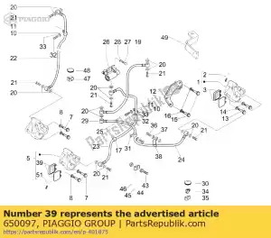 Piaggio Group 650097 coppia pastiglie freno - Il fondo