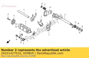 honda 24221427010 vork, l. schakelen - Onderkant