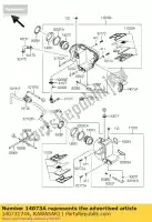 140731744, Kawasaki, condotto ej650-a1 kawasaki w 650 1999 2001 2002 2003 2004 2005 2006, Nuovo