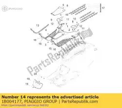 Aqui você pode pedir o sleufpijp, esquerda em Piaggio Group , com o número da peça 1B004177:
