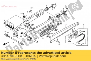Honda 40543MERD01 adjuster, chain - Bottom side