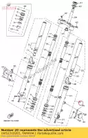 1WS2310203, Yamaha, Zespó? przedniego widelca (l yamaha mt07ho mt07lah lams ab xsr700ah mtm660h xsr700 xsr700aj mtm660j mtm660 xsr700al mtm660l xsr700am mtm660m 700 660 , Nowy