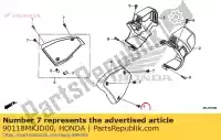 90118MKJD00, Honda, parafuso, especial, 5x10 honda  1000 2018 2019, Novo