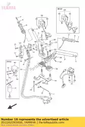 Ici, vous pouvez commander le protecteur 1 auprès de Yamaha , avec le numéro de pièce 2D22622K0000: