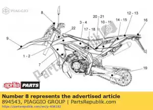 Piaggio Group 894543 decalcomania 