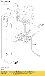 Ici, vous pouvez commander le cap, batt. Plus auprès de Suzuki , avec le numéro de pièce 3362410D00: