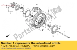 Honda 41241MT3003, Rubber, rr. wheel damper, OEM: Honda 41241MT3003