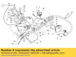 Piaggio Group GU93221330 bloquear - Lado inferior