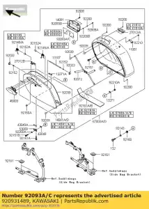 kawasaki 920931489 uszczelka vn1500-g1 - Dół