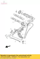 26H122410000, Yamaha, geleider, stopper 2 yamaha v max xvz xvztf 1200 1300 1988 1989 1990 1991 1992 1993 1996 1997 1998 1999 2000 2001 2002, Nieuw