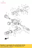 5VU114000000, Yamaha, krukas assy yamaha xp 500 2005 2006 2007 2008 2009 2010 2011, Nieuw