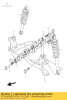 5210040B1037W, Suzuki, Assy absorber, suzuki lt80 quadsport lt 80 , Nieuw