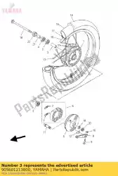 afstandhouder van Yamaha, met onderdeel nummer 905601213800, bestel je hier online: