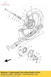 yamaha 905601213800 afstandhouder - Onderkant