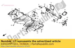 Aqui você pode pedir o nenhuma descrição disponível no momento em Honda , com o número da peça 64463MFT641:
