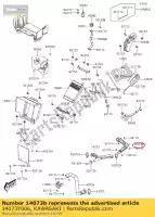 14073Y006, Kawasaki, condotto kawasaki kvf300 brute force 300 , Nuovo