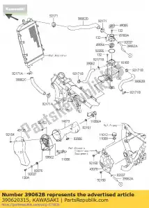 kawasaki 390620315 w?? ch?odz?cy rr head-the vn170 - Dół