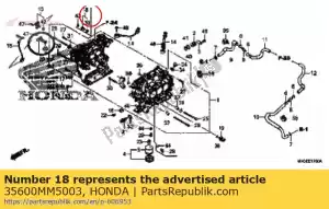 Honda 35600MM5003 interrupteur ens., neutre (tec) - La partie au fond