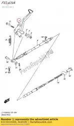 Here you can order the pedal comp,brak from Suzuki, with part number 4311031G00: