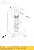 6210029FB0YKS, Suzuki, Conjunto absorvedor, r suzuki dr z 400 2006 2007 2008 2009, Novo