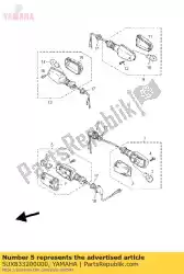 Here you can order the front flasher light assy 2 from Yamaha, with part number 5UX833200000: