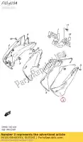 4418148H00YAY, Suzuki, cubierta, tanque de combustible suzuki gw inazuma  f z gw250 250 , Nuevo