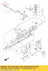 Ici, vous pouvez commander le bouchon, réservoir auprès de Yamaha , avec le numéro de pièce 2KF258525000: