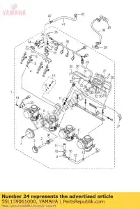 yamaha 5SL139061000 regulator, ci?nienie - Dół