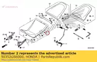 50352GS6000, Honda, rubber, link stopper honda  cb cbf cbr vfr xl 300 500 600 700 800 1000 1100 1998 1999 2000 2002 2003 2004 2005 2006 2007 2008 2009 2010 2011 2012 2013 2017 2018 2019 2020, New