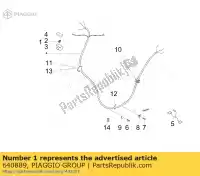 640889, Piaggio Group, Arnés de cable piaggio bv usa 500, Nuevo