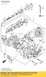 Here you can order the oil seal from Suzuki, with part number 2740631GE0: