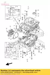 Qui puoi ordinare bullone, flangia (4un) da Yamaha , con numero parte 958140805000: