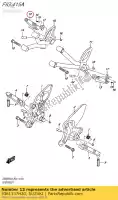 4361137H20, Suzuki, Bar, pillion fo suzuki gsr  a sfv gladius u ua zaue za gsxr aue uf z ue moto gp yoshimura special edition 25th anniversary gsx r600 r750 r1000 sfv650a r1000z gsr750 gsr750a gsr750za s1000a sv650a sv650ua gsxr150rfx gsxr150rf sv650au 750 650 600 1000 150 , New