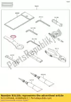 921100568, Kawasaki, tool-wrench,box end,32mm kawasaki zx6r ninja r zx 6r abs zx636 636 se 600 , New