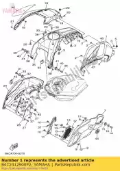 Aquí puede pedir cubierta, lado 1 mdnm6 de Yamaha , con el número de pieza B4C2412900P2: