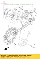 3D72580T1000, Yamaha, compasso de calibre (esquerda) yamaha wr 250 2008 2009 2010 2011 2012 2014, Novo