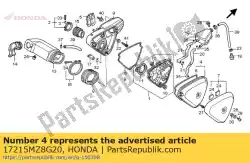 Here you can order the no description available from Honda, with part number 17215MZ8G20: