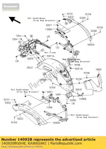 kawasaki 140920800H8 ok?adka, heban vn1700kbf - Dół