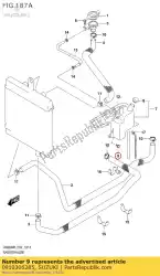 Qui puoi ordinare bullone, grondaia da Suzuki , con numero parte 0910306285: