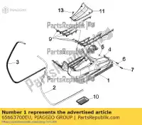 65663700EU, Piaggio Group, poggiapiedi     , Nuovo