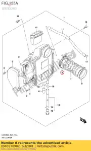 suzuki 0940270902 braçadeira - Lado inferior